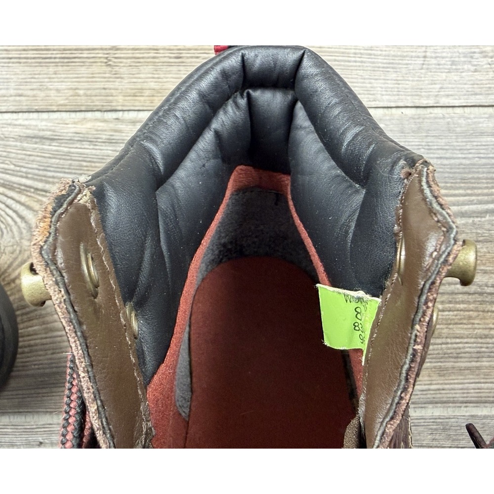 C.E. SCHMIDT Work Boots Women's Brown Leather Steel Toe Lace-Up Size 8 - Picture 12 of 16